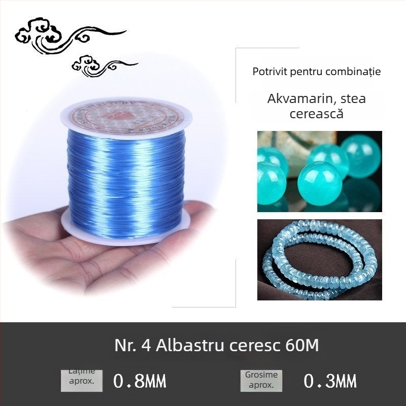 Brățară cu cristale pe sârmă elastică (Brand: Guti; Origine: Japonia)