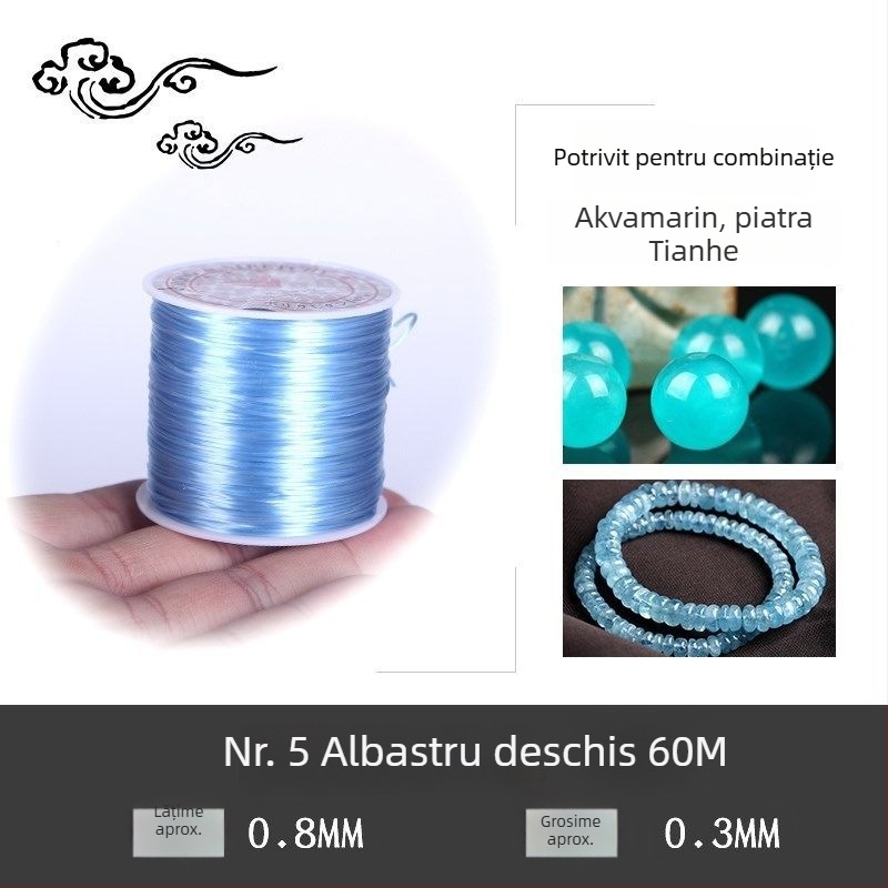 Brățară cu cristale pe sârmă elastică (Brand: Guti; Origine: Japonia)