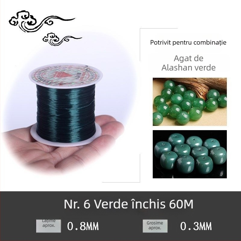 Brățară cu cristale pe sârmă elastică (Brand: Guti; Origine: Japonia)