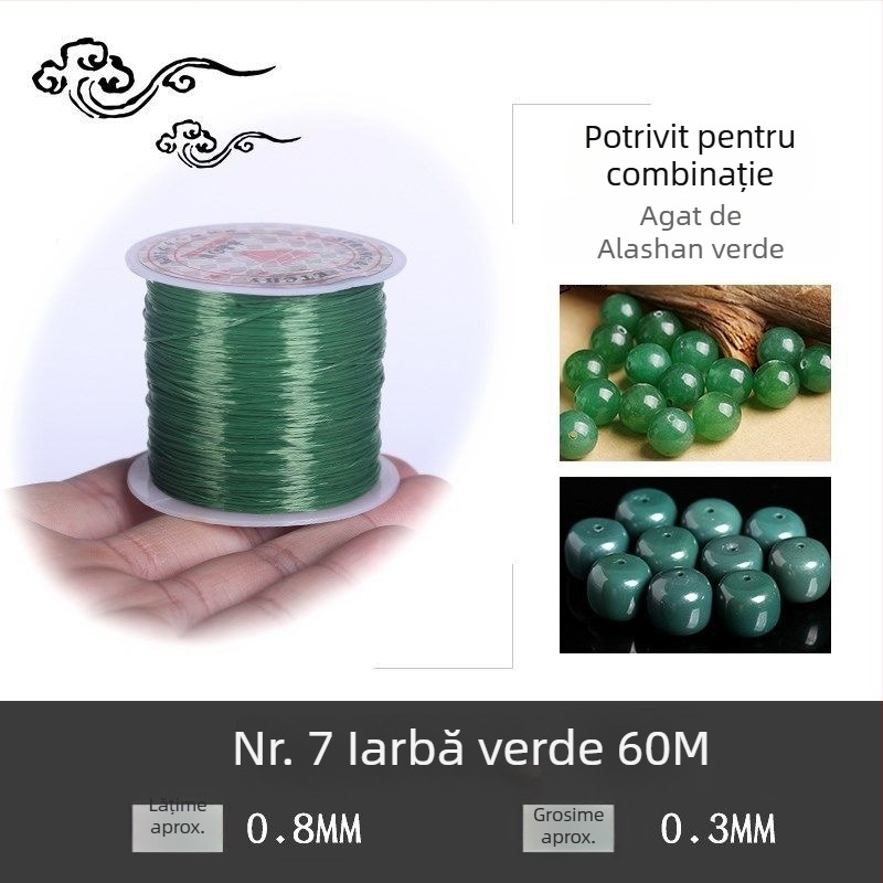 Brățară cu cristale pe sârmă elastică (Brand: Guti; Origine: Japonia)