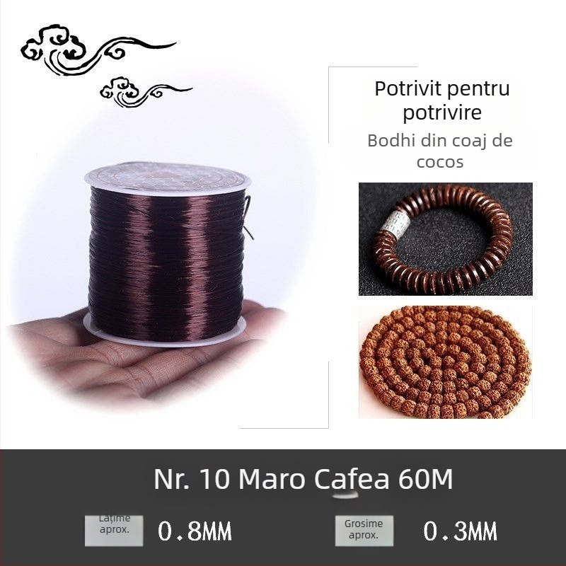 Brățară cu cristale pe sârmă elastică (Brand: Guti; Origine: Japonia)