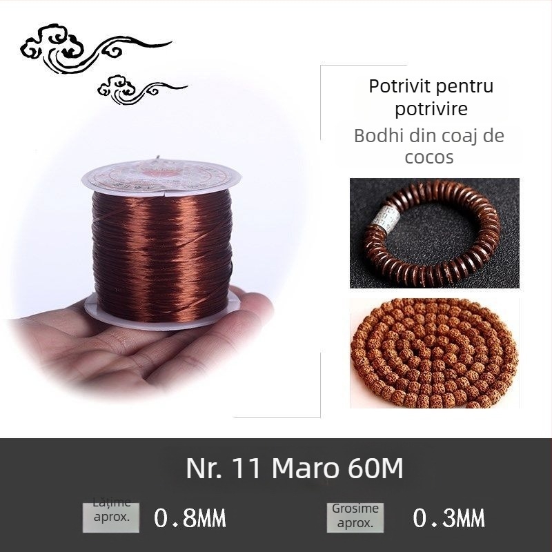 Brățară cu cristale pe sârmă elastică (Brand: Guti; Origine: Japonia)