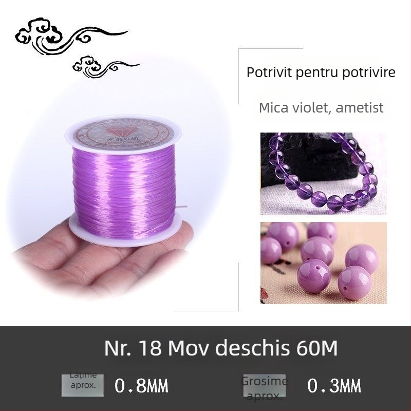 Brățară cu cristale pe sârmă elastică (Brand: Guti; Origine: Japonia)