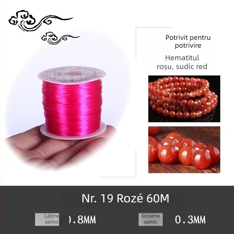 Brățară cu cristale pe sârmă elastică (Brand: Guti; Origine: Japonia)