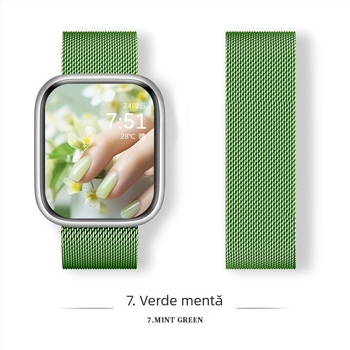 Brățară Milanese din oțel inoxidabil cu cataramă magnetică pentru Apple Watch (18-22 mm)