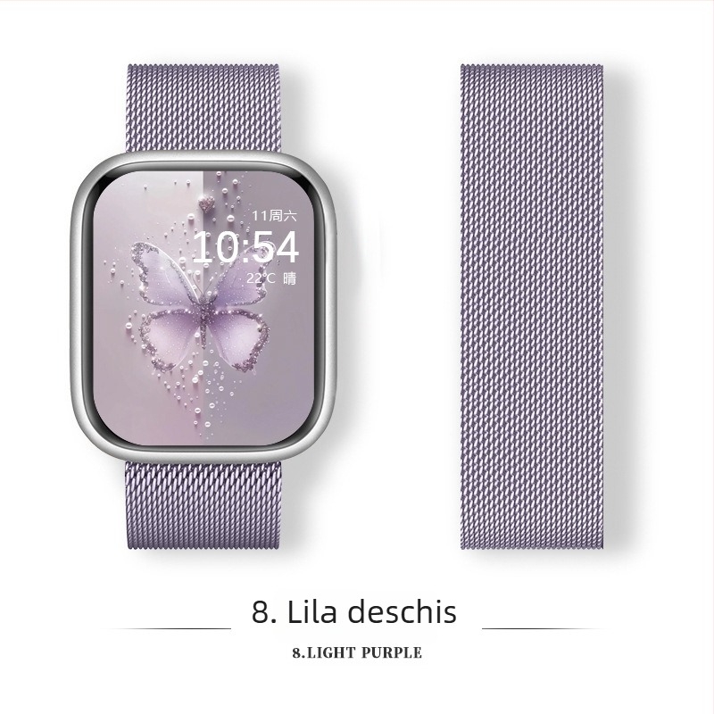 Brățară Milanese din oțel inoxidabil cu cataramă magnetică pentru Apple Watch (18-22 mm)