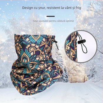 Mască de ciclism pentru exterior, unisex, din poliester, anti-vânt și protecție împotriva frigului, Moonbeam Bear