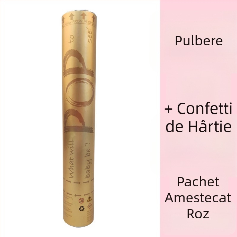 Minge pentru dezvăluirea sexului cu pulbere – Minge din plastic pentru joacă, Proces de imprimare, Greutate 590 g, Brand Other