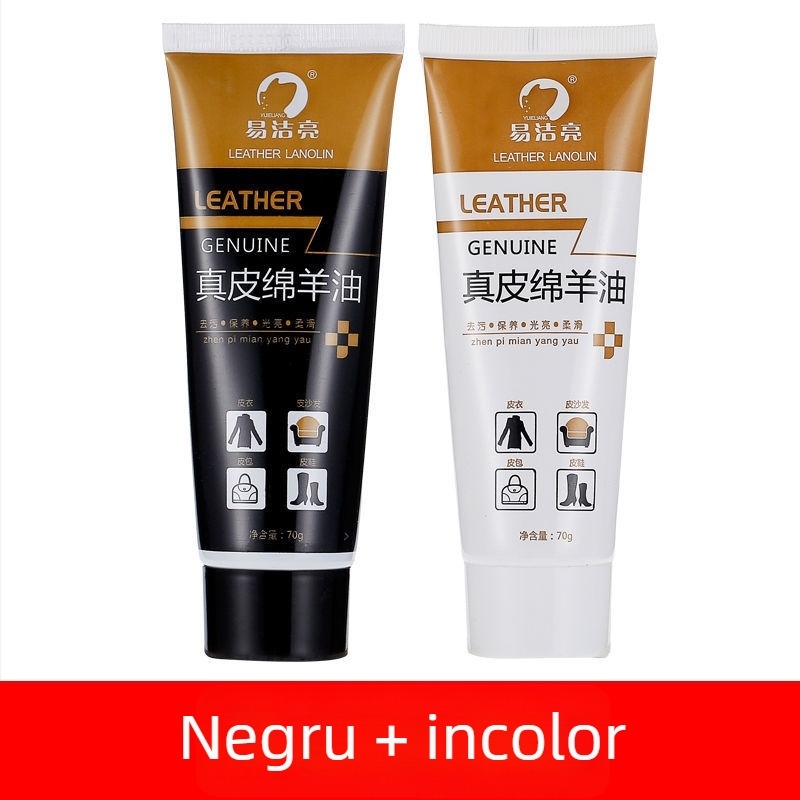 Set de lustruire pentru pantofi din piele – Ceară solidă, Ulei de întreținere și Set pensule de curățare