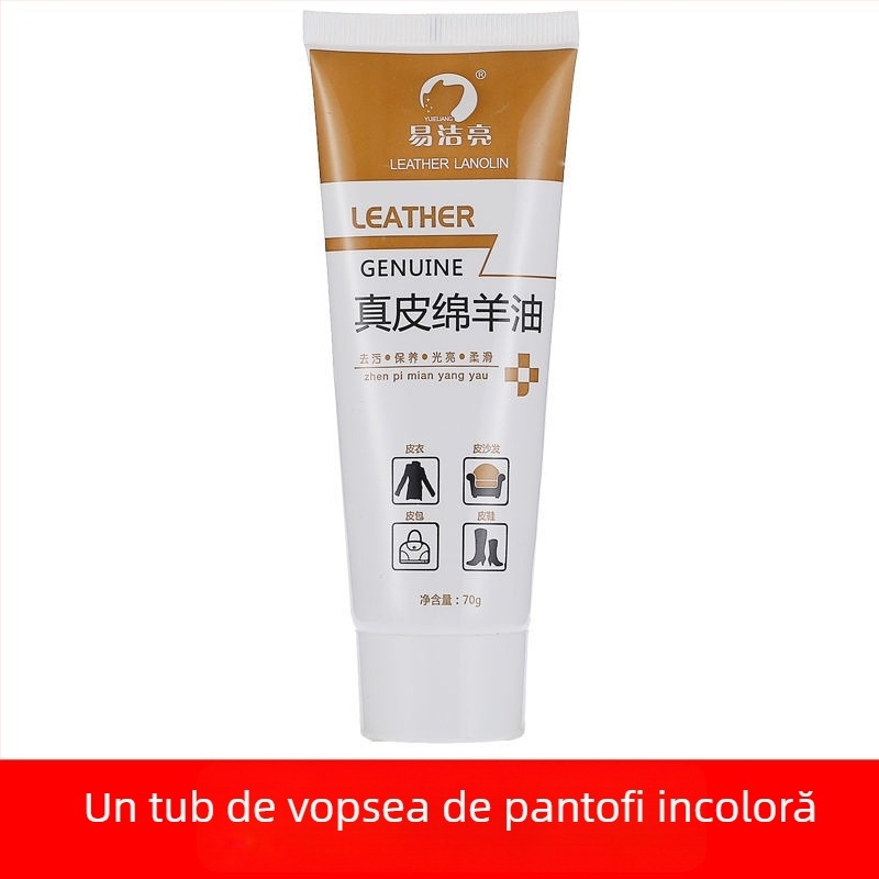 Set de lustruire pentru pantofi din piele – Ceară solidă, Ulei de întreținere și Set pensule de curățare