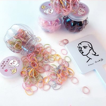 Elastic de păr de unică folosință, material acrilic, făcut manual, stil coreean