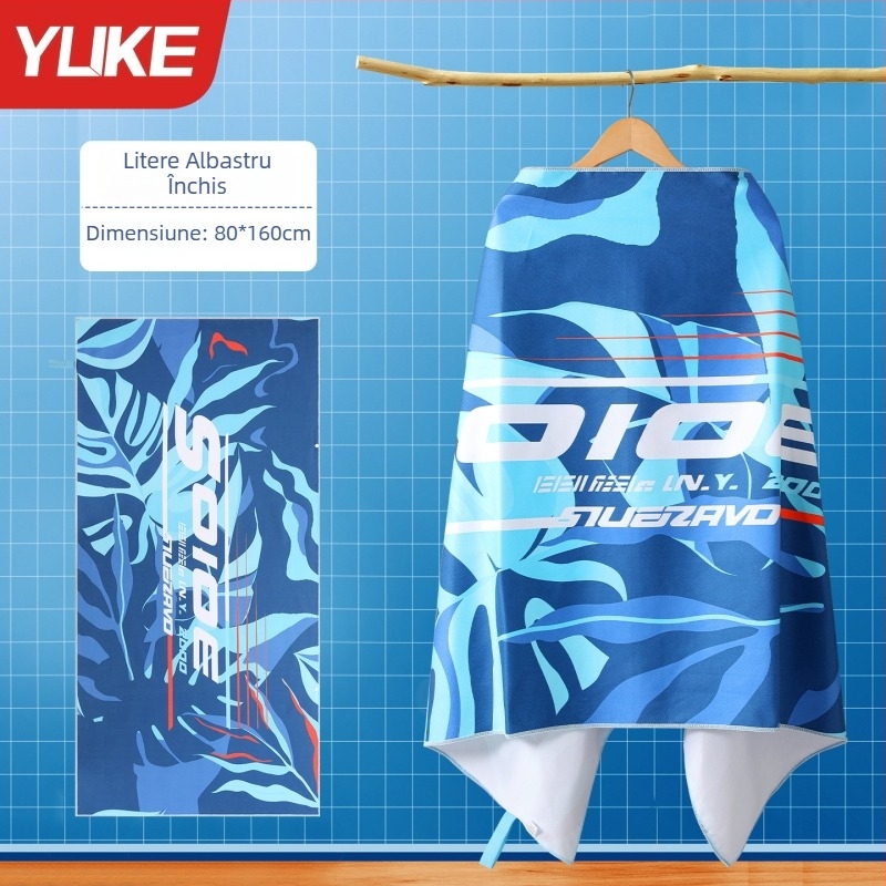 Prosop pentru copii Yuke cu uscare rapidă – halat absorbant de baie, 200-300 g, Jacquard 16 fire, cusături