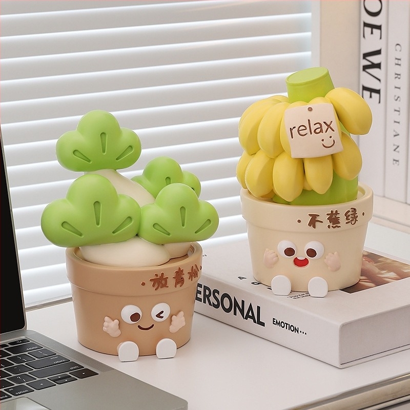 Ornament de birou pentru relaxarea anxietății și stabilitatea emoțională (Material: rășină; Stil: simplu și modern; Cadou de afaceri)