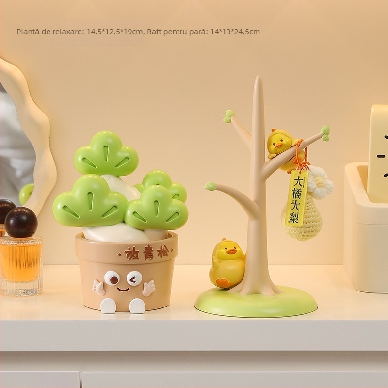 Ornament de birou pentru relaxarea anxietății și stabilitatea emoțională (Material: rășină; Stil: simplu și modern; Cadou de afaceri)