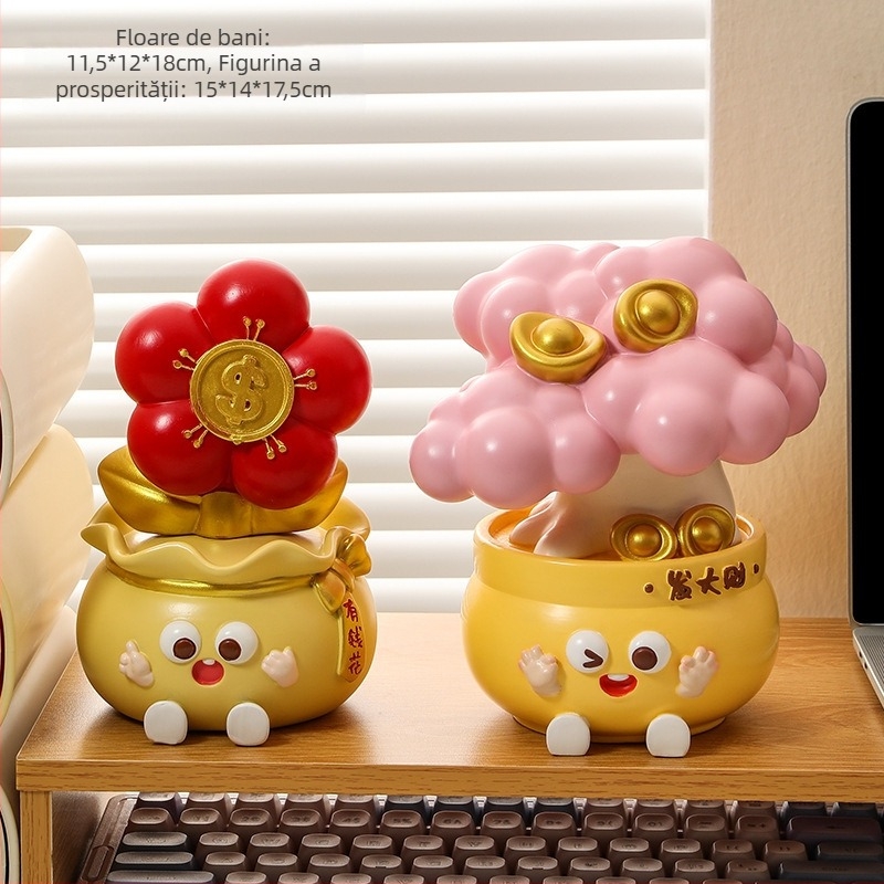 Ornament de birou pentru relaxarea anxietății și stabilitatea emoțională (Material: rășină; Stil: simplu și modern; Cadou de afaceri)