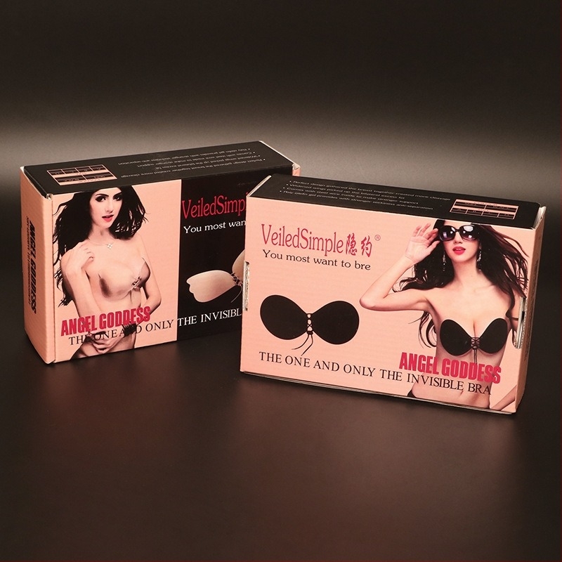 Cutie de ambalaj pentru tampoane siliconice pentru sutien, cutie din carton, grosime standard, marca Independence, disponibilă din 2014