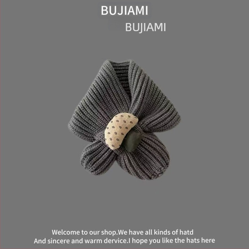 Fular din lână, unisex pentru iarnă, model pătrate color, finisare tie-dye — Bajia Rice