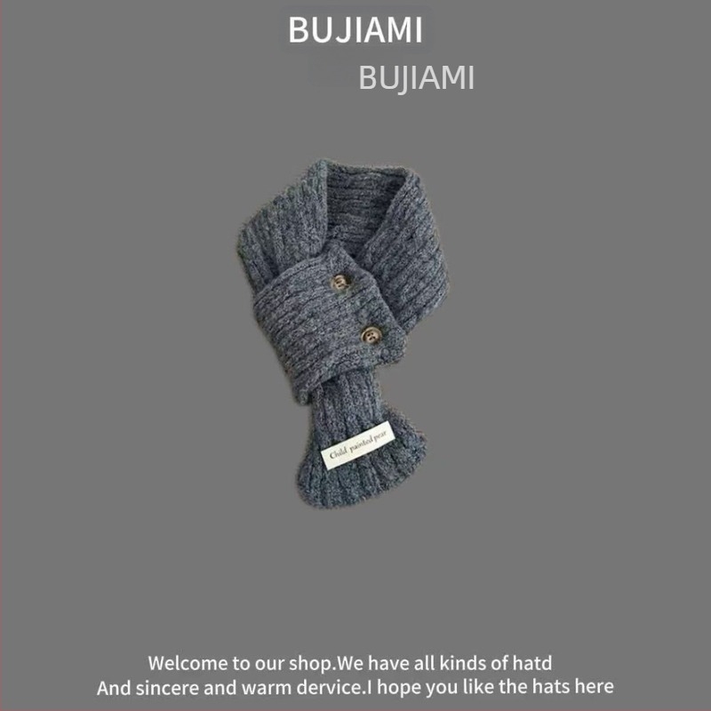 Fular din lână, unisex pentru iarnă, model pătrate color, finisare tie-dye — Bajia Rice