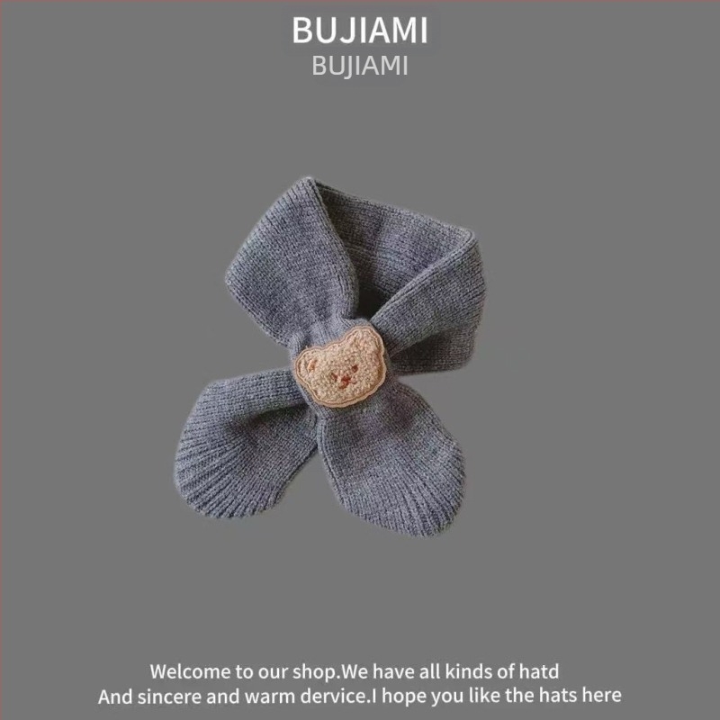 Fular din lână, unisex pentru iarnă, model pătrate color, finisare tie-dye — Bajia Rice