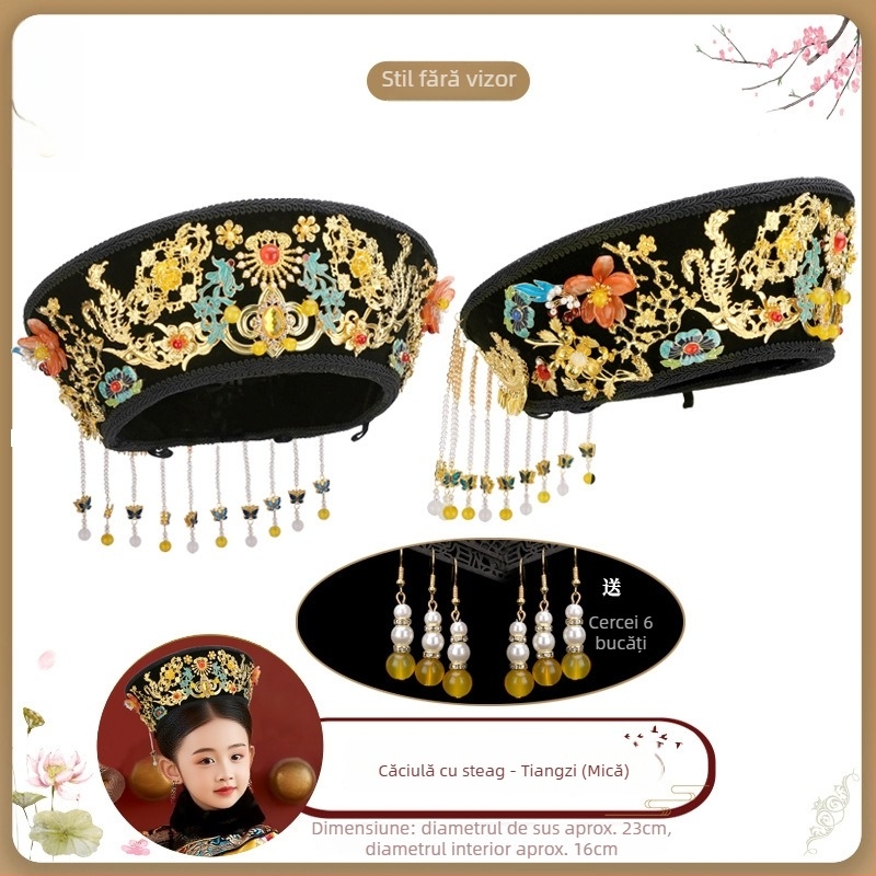 Accesoriu pentru păr pentru copii, Wanyuefang, fabricat manual, material: aliaj, tip: bentițe pentru cap și elastice, stil antic/retro