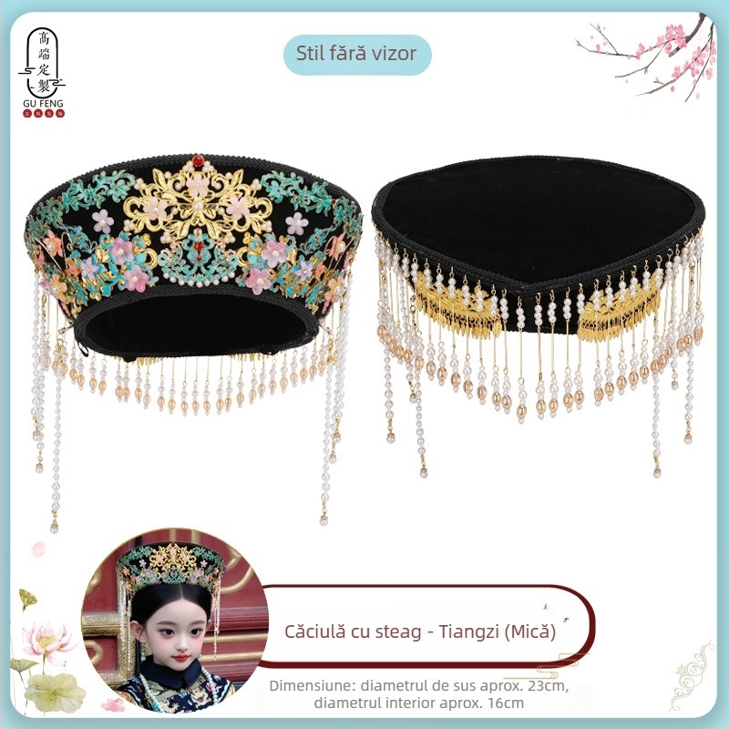 Accesoriu pentru păr pentru copii, Wanyuefang, fabricat manual, material: aliaj, tip: bentițe pentru cap și elastice, stil antic/retro