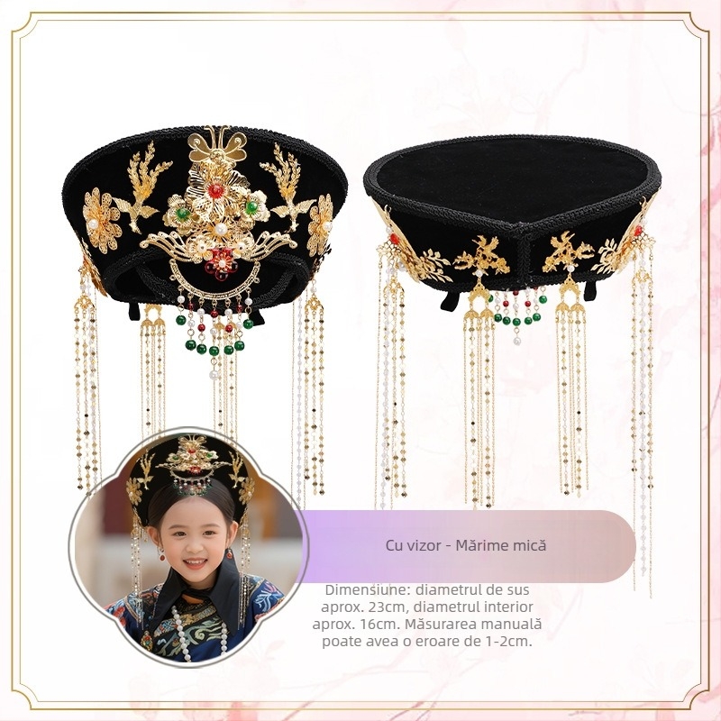 Accesoriu pentru păr pentru copii, Wanyuefang, fabricat manual, material: aliaj, tip: bentițe pentru cap și elastice, stil antic/retro