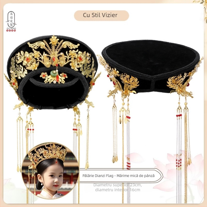 Accesoriu pentru păr pentru copii, Wanyuefang, fabricat manual, material: aliaj, tip: bentițe pentru cap și elastice, stil antic/retro