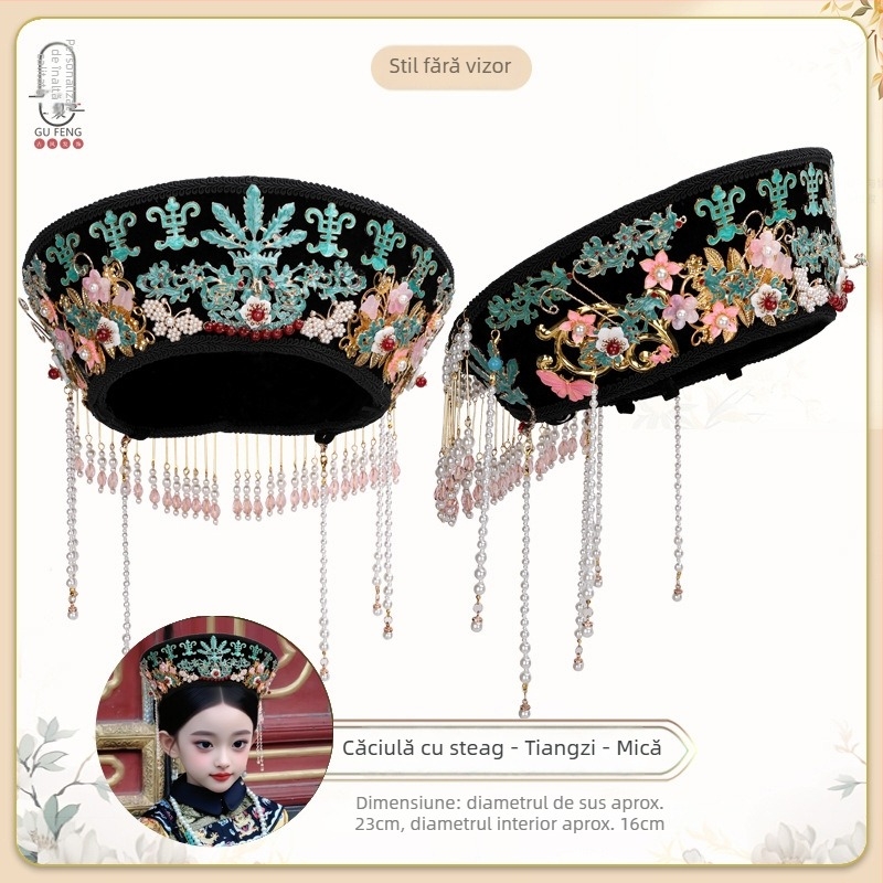 Accesoriu pentru păr pentru copii, Wanyuefang, fabricat manual, material: aliaj, tip: bentițe pentru cap și elastice, stil antic/retro