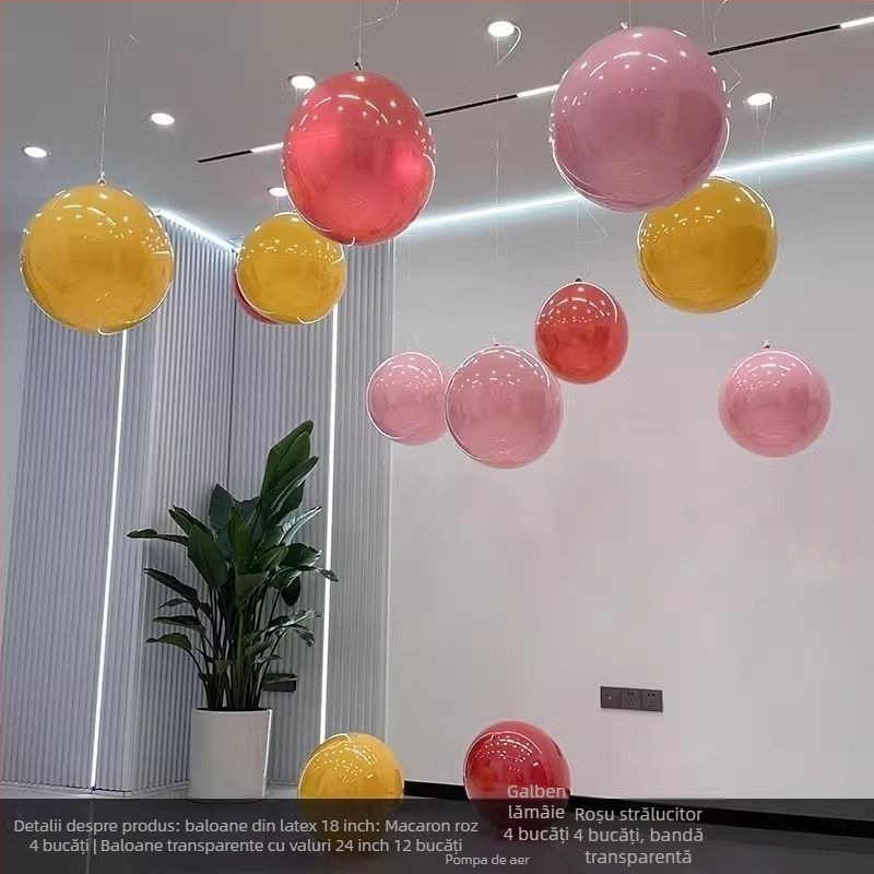 Balon rotund din hârtie, Falling Earth, Decor suspendat pentru Ziua Națională, Dublu Strat 2-în-1