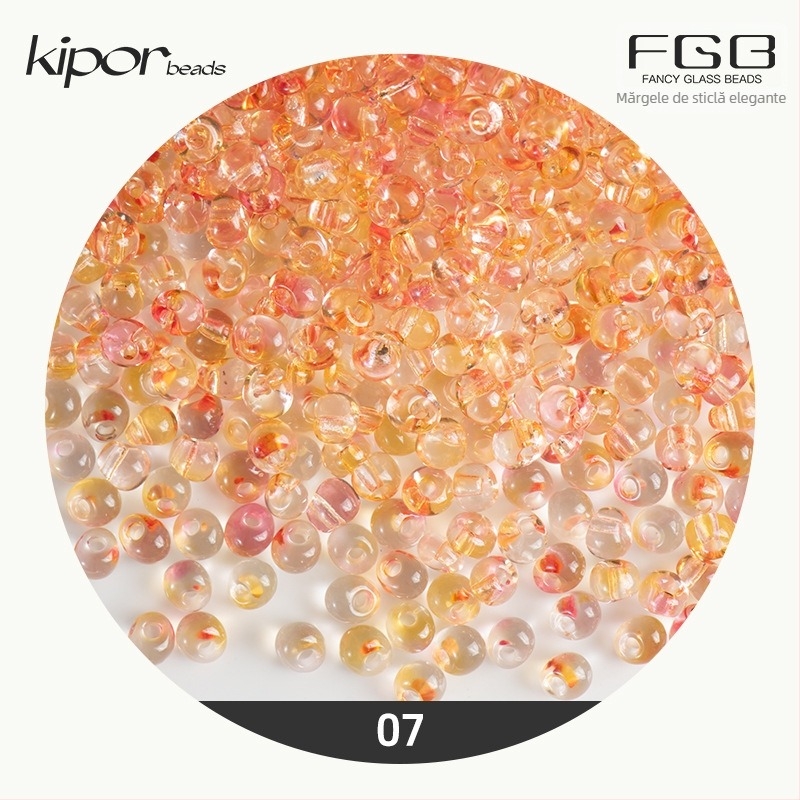 Mărgele din sticlă - design original, componente DIY pentru bijuterii, vară 2024