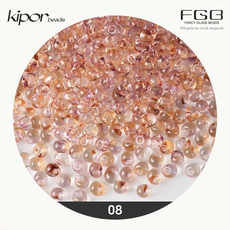 Mărgele din sticlă - design original, componente DIY pentru bijuterii, vară 2024