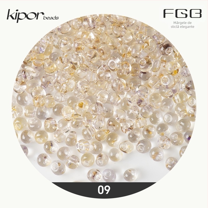 Mărgele din sticlă - design original, componente DIY pentru bijuterii, vară 2024