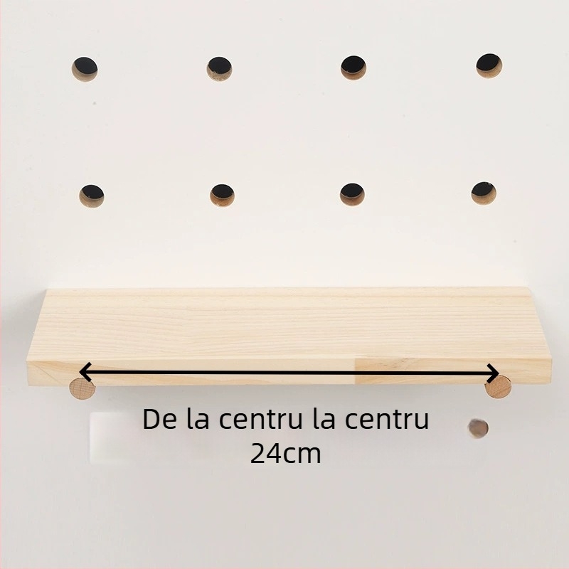 Accesorii din lemn masiv pentru panou de găuri, cârlig Nordic cu capacitate de încărcare, lemn fag, Baimao brand, origine Linyi, lansare primăvara 2020