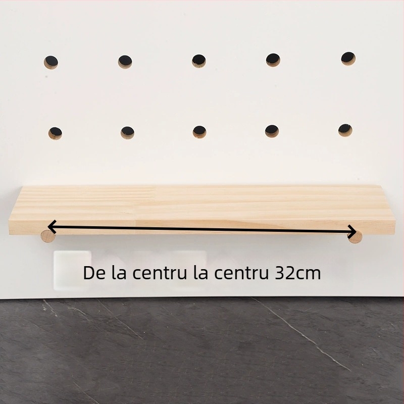 Accesorii din lemn masiv pentru panou de găuri, cârlig Nordic cu capacitate de încărcare, lemn fag, Baimao brand, origine Linyi, lansare primăvara 2020