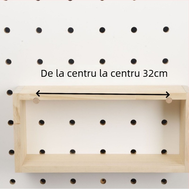 Accesorii din lemn masiv pentru panou de găuri, cârlig Nordic cu capacitate de încărcare, lemn fag, Baimao brand, origine Linyi, lansare primăvara 2020