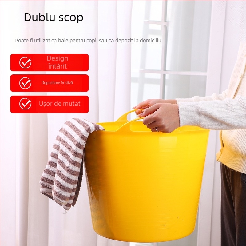 Vas de baie pentru copii cu design înălțat, plastic, brand Youjia, pentru baie de bebeluți (Material: PP; Formă: Înălțată; Scop: Baie pentru bebeluți; Brand: Youjia; Potrivit pentru: Copil)