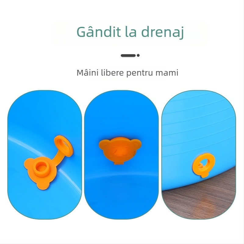 Vas de baie pentru copii cu design înălțat, plastic, brand Youjia, pentru baie de bebeluți (Material: PP; Formă: Înălțată; Scop: Baie pentru bebeluți; Brand: Youjia; Potrivit pentru: Copil)