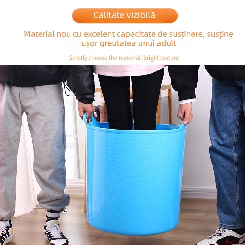 Vas de baie pentru copii cu design înălțat, plastic, brand Youjia, pentru baie de bebeluți (Material: PP; Formă: Înălțată; Scop: Baie pentru bebeluți; Brand: Youjia; Potrivit pentru: Copil)