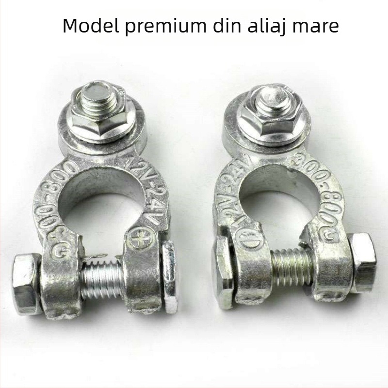 Conector de terminal baterie – clemă din cupru pur pentru baterie auto, Model 1, Brand Lanyi