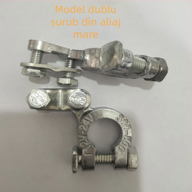 Conector de terminal baterie – clemă din cupru pur pentru baterie auto, Model 1, Brand Lanyi
