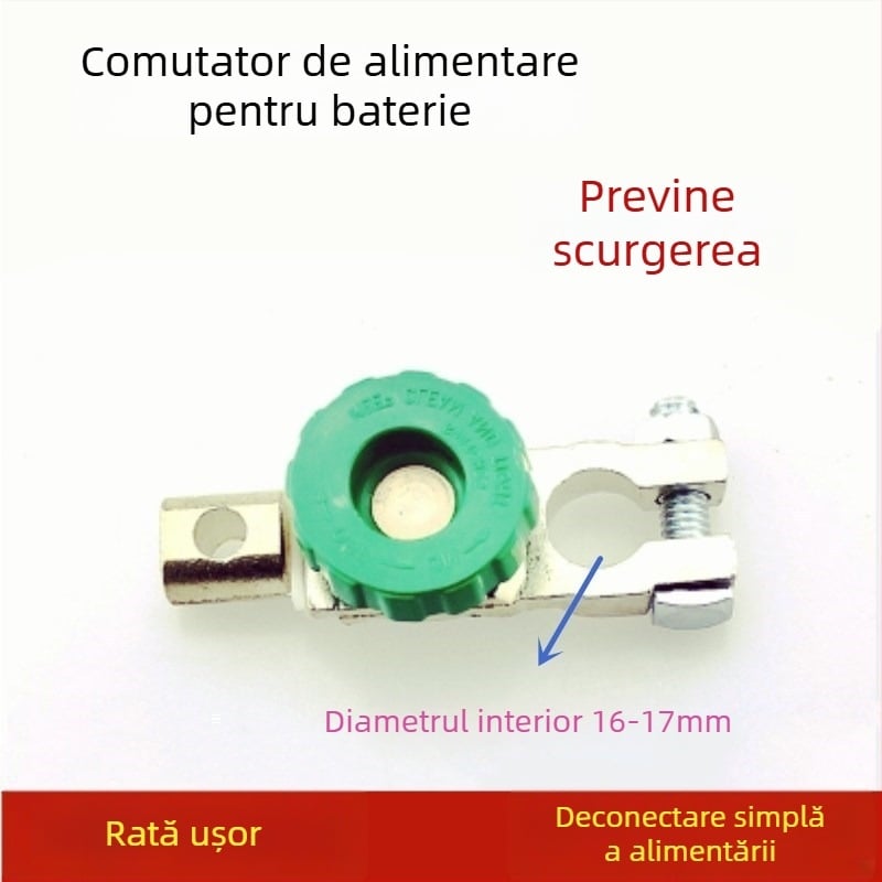 Conector de terminal baterie – clemă din cupru pur pentru baterie auto, Model 1, Brand Lanyi