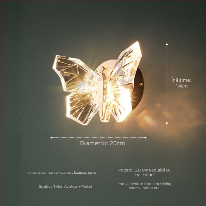 Lampa de perete Nordic cu LED, 220V, potrivită pentru living și hol, brand Sheng bangrong