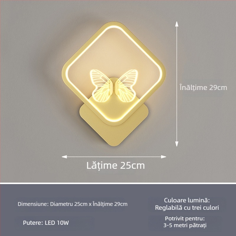 Lampa de perete Nordic cu LED, 220V, potrivită pentru living și hol, brand Sheng bangrong