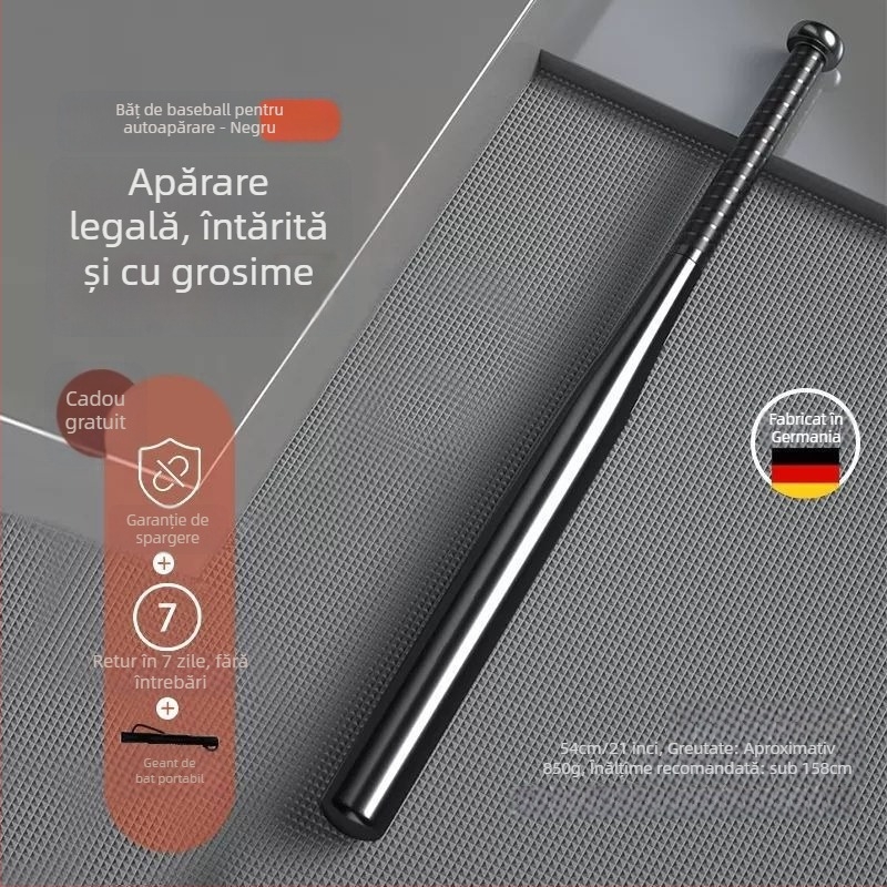 Băț de baseball, băț de autoapărare pentru mașină, utilizare în gospodărie, din aliaj metalic îngroșat