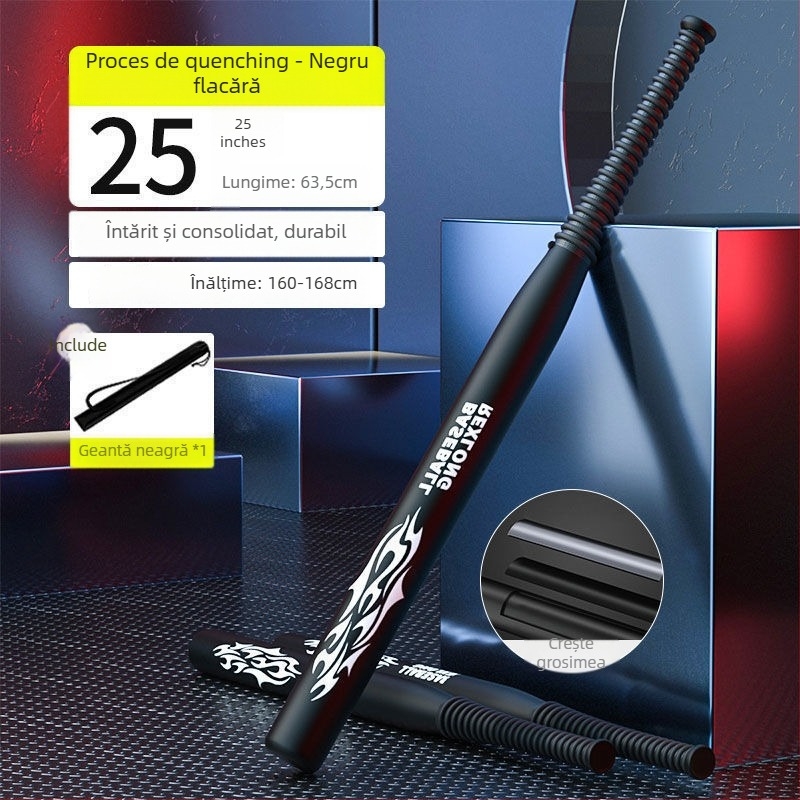 Băț de baseball, băț de autoapărare pentru mașină, utilizare în gospodărie, din aliaj metalic îngroșat