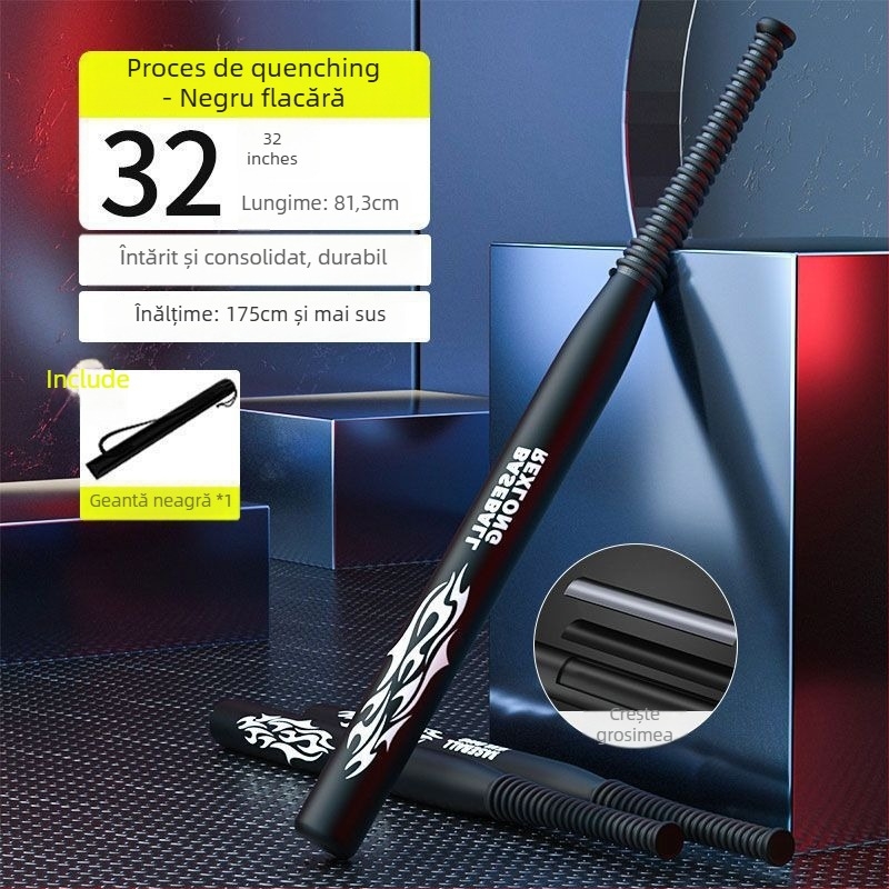 Băț de baseball, băț de autoapărare pentru mașină, utilizare în gospodărie, din aliaj metalic îngroșat