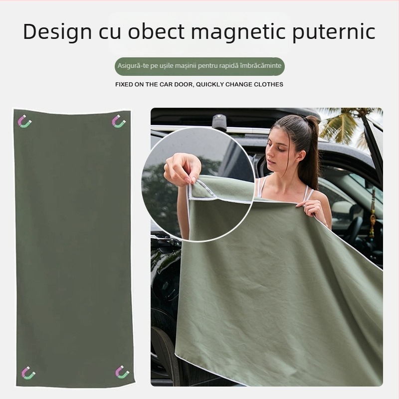 Prosop sport din microfibră, 200 g, uscare rapidă, portabil, imprimare logo disponibil