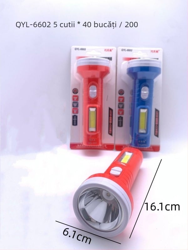 Lampa frontală LED cu bandă pentru cap, reîncărcabilă, autonomie 8–9 ore, rezistentă la apă (45 g)