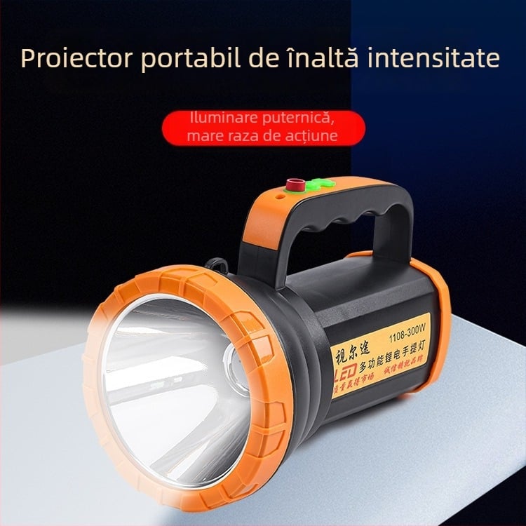 Lampa frontală LED cu bandă pentru cap, reîncărcabilă, autonomie 8–9 ore, rezistentă la apă (45 g)