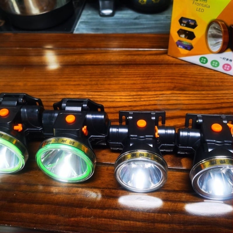 Lampa frontală LED cu bandă pentru cap, reîncărcabilă, autonomie 8–9 ore, rezistentă la apă (45 g)